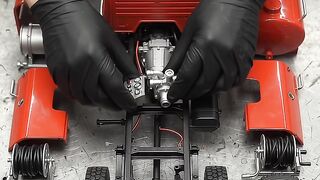 I build a tiny fire truck.. and actually puts out fire 🔥