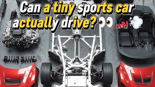 I build a tiny sports car from scratch..and it actually drives! 🚘