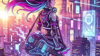 Neon Hearts | Futuristic Anime Girl Cyberpunk Rock / Hyperpop Beat