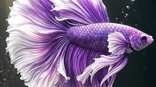 Purple Betta — Jewel of Indonesia 🇮🇩💜✨