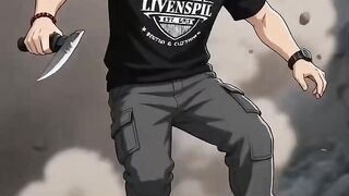 Duel 4 v 4 perang dunia anime Real