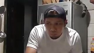 A boy talking nicely