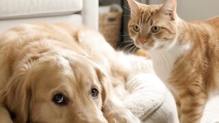 The Dog Stole the Cat’s Bed 😂 2