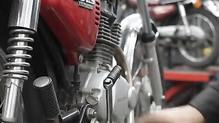 Adjusting the rare brake in bije