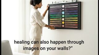 Did you know… healing can also begin with the images on your walls? 🧠✨