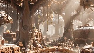 Mini Lava Cake in the Magical Forest 🍫🌲 | Satisfying Chocolate Dessert