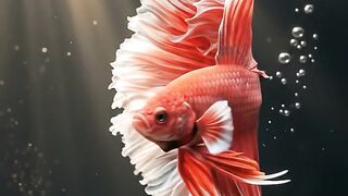 Orange Betta — Golden Beauty of Indonesia 🇮🇩🧡✨🐟
