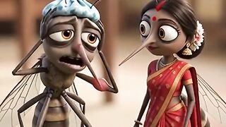 মশাকে মানুষ কামড় দিয়েছে