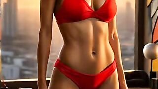 Mulher, bonita, sensual 491