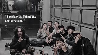 Setidaknya tuhan tau aku berusaha