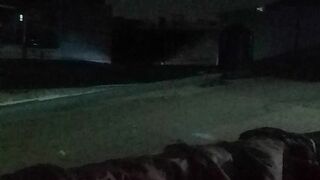 Awan di malam hari yg sangat gelap