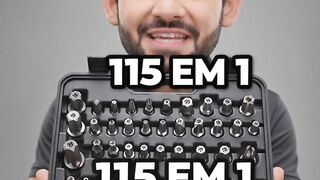 115 em 1 por apenas R$49,68?! Esse Kit de Chaves de Fenda é Incrível! 😱