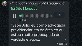 Fack news : Áudio de advogada mentindo sobre  governo do Flávio Bolsonaro