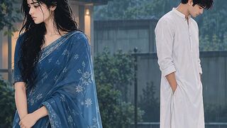 নীল শাড়ি, সাদা পাঞ্জাবি, নিঃশব্দ দূরত্ব 💔 | গল্প সন্ধ্যা