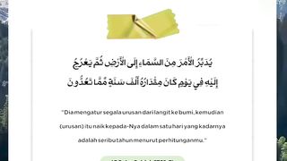Jangan khawatir dengan sua urusan mu. Allah sudah mengatur semuanya