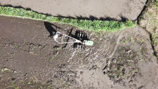 paddy field tractor