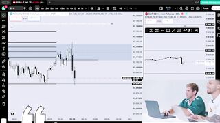 Live trading session