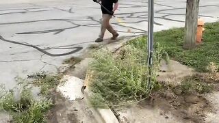 Clean on street