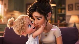 Mommy’s kisses. 2