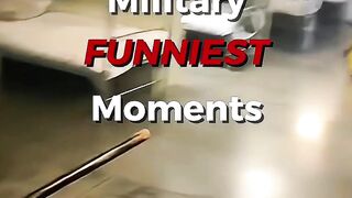 The soldiers' silly antics