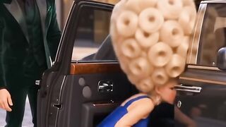 When your hairstyle is bigger than your car door! 🚗💨