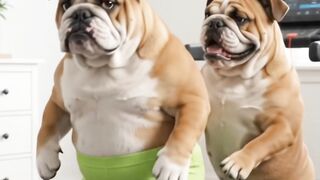 Bulldogs funny video 😍