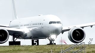 Singapore Airlines Boeing 777X Test Flight | 777-9 N2008K Takeoff 🔥✈️