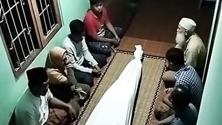 The moment a body sat up during cremation.