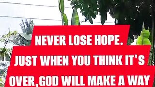 Never give up 😔