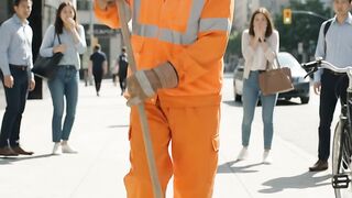 The Street Cleaner Who Turned Off Gravity 😳