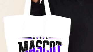Mascot baseball Medium Tote Bag