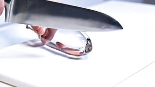 Satisfying ASMR: Slicing a Sparkling Diamond Banana 💎✨