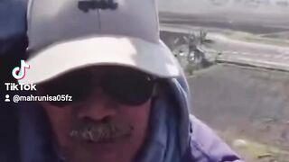 Farmer Rides a Drone