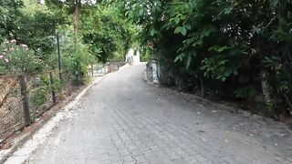 This stray cat goes out of its way to get petted every time we meet