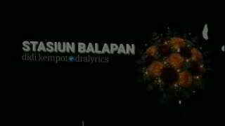 Lagu stasiun balapan sad