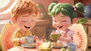 🍉 Tiny Kids Living in a Magical Guava World | Cute Fantasy Adventure | 3D Animation