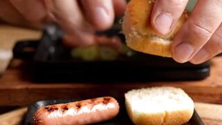 Tiny Hot Dog Cooking 🌭 | Miniature Food ASMR #Shorts