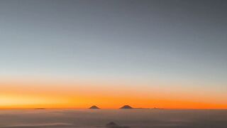Sunrise in Central Java 😲