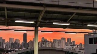 Train to evening