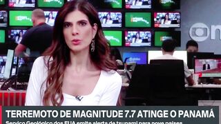 Terremoto de magnitude 7,7 atinge o Panamá e provoca alerta de tsunami