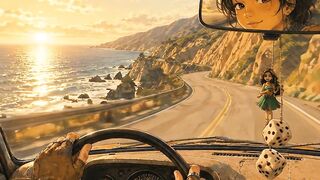 Driving The California Coast 🚗🌅 (Ghibli Lo-fi)