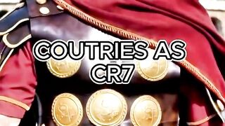 Ronaldo in the different country.