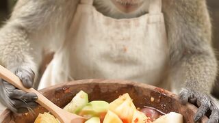 ASMR Eating Spicy Fruit Salad 🤤 | Satisfying Crunchy Mukbang Sounds