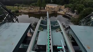 POV: The Most Terrifying Roller Coaster Drop! 🎢😱