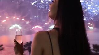 Nuevo año nubos comiezos