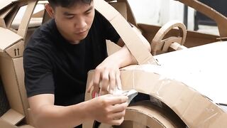 Making a Car from Cardboard