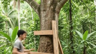Building My Dream Treehouse From Scratch! 🌳🏡