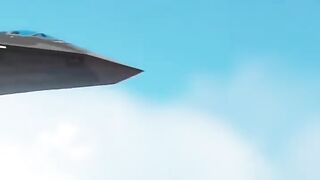 MWT Tank Battles, J-50 stealth fighter laser guided.