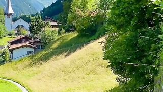 Beautiful Village Mountain side