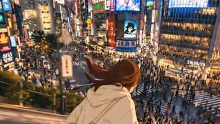 Chill Skating in Tokyo - Japan ( Ghibli Lo-fi) Unreal